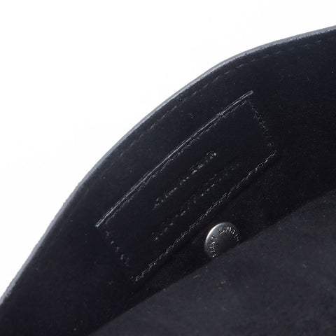 イヴ・サンローラン YVES SAINT LAURENT 2way ポーチ付 ロゴ ショルダーバッグ ネイビー WS14533