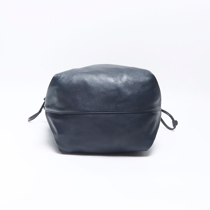 YVES SAINT LAURENT 2way pouch with logo Shoulder Bag Navy WS14533