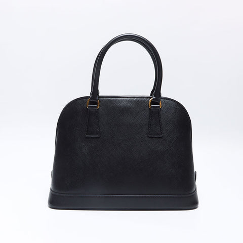 PRADA Saffiano 2way Handbag black WS14536