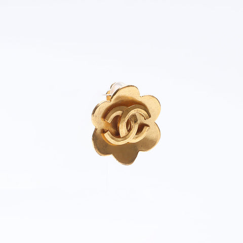 CHANEL 1998 COCO Mark Earring gold WS14543