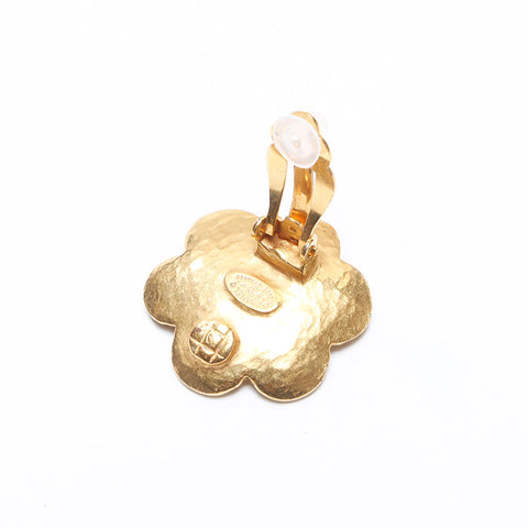 CHANEL 1998 COCO Mark Earring gold WS14543