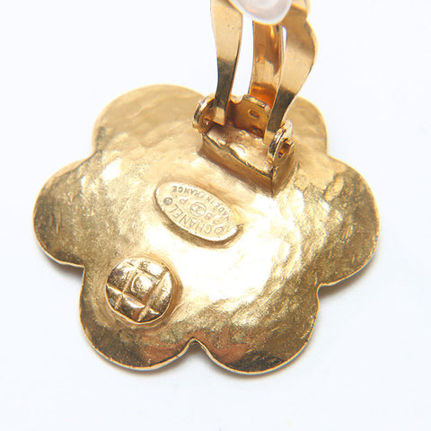 CHANEL 1998 COCO Mark Earring gold WS14543
