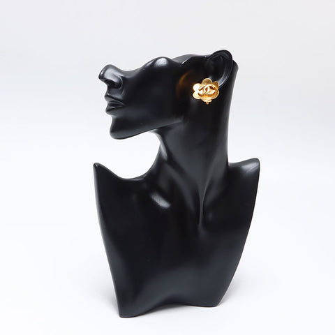 CHANEL 1998 COCO Mark Earring gold WS14543