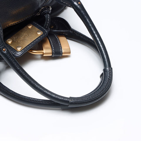Chloe Leather Paddington Shoulder Bag black WS14546