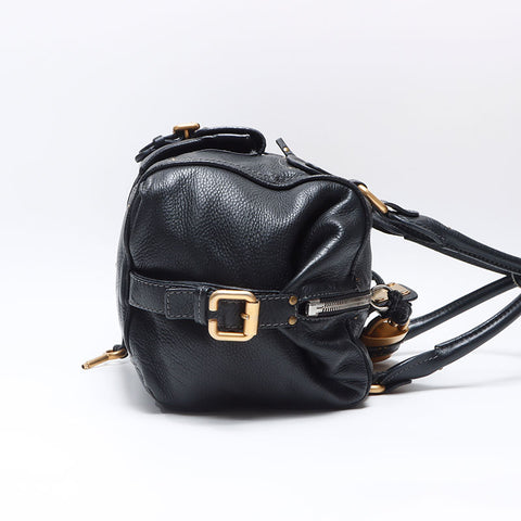 Chloe Leather Paddington Shoulder Bag black WS14546