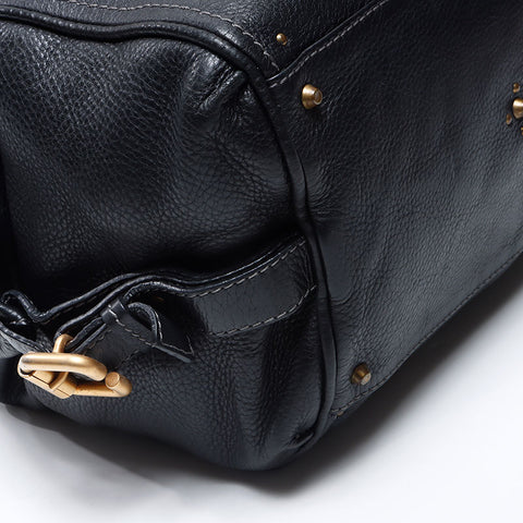 Chloe Leather Paddington Shoulder Bag black WS14546