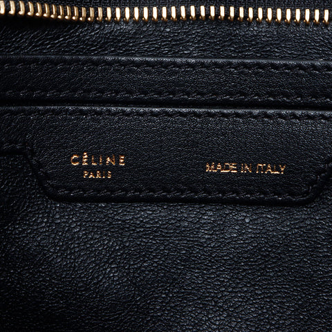 CELINE Trapeze Leather Boa 2024-2025 Shoulder Bag black WS14547
