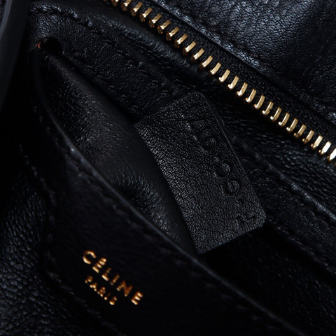 CELINE Trapez Leder Boa 2024-2025 Umhängetasche schwarz WS14547