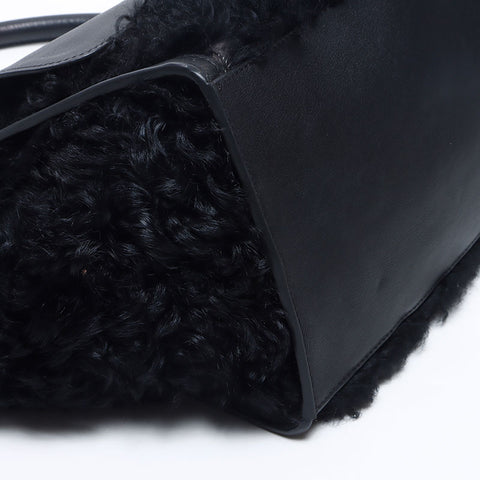 CELINE Trapeze Leather Boa 2024-2025 Shoulder Bag black WS14547
