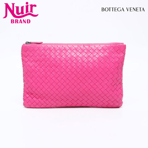 BOTTEGAVENETA INTRECCIATO pouch Clutch bag pink WS14548