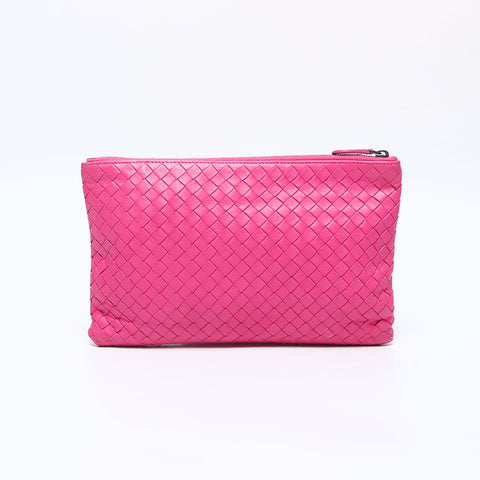 BOTTEGAVENETA INTRECCIATO pouch Clutch bag pink WS14548