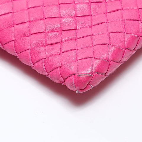 BOTTEGAVENETA INTRECCIATO pouch Clutch bag pink WS14548