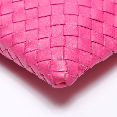 BOTTEGAVENETA INTRECCIATO pouch Clutch bag pink WS14548