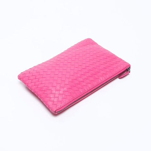 BOTTEGAVENETA INTRECCIATO pouch Clutch bag pink WS14548
