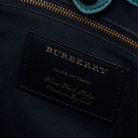 BURBERRY 2way Nova Check Handbag green WS14550