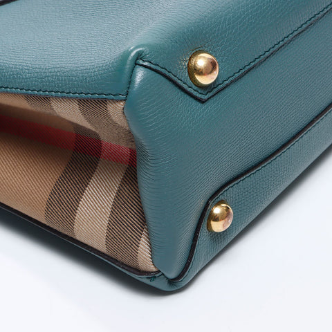BURBERRY 2way Nova Check Handbag green WS14550