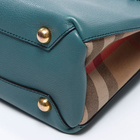 BURBERRY 2way Nova Check Handbag green WS14550