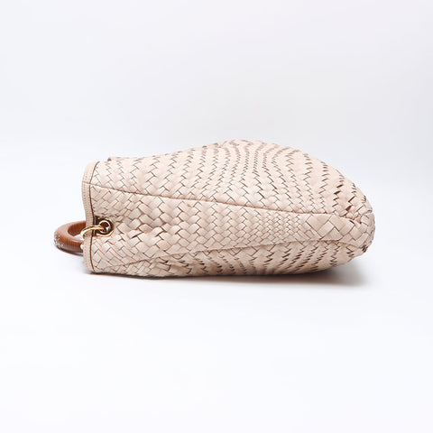Salvatore Ferragamo Braided leather Handbag beige WS14557