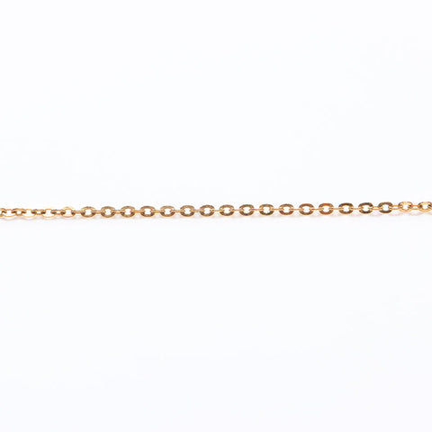 CHANEL 1980-1990 Mini COCO Mark Necklace gold WS14558