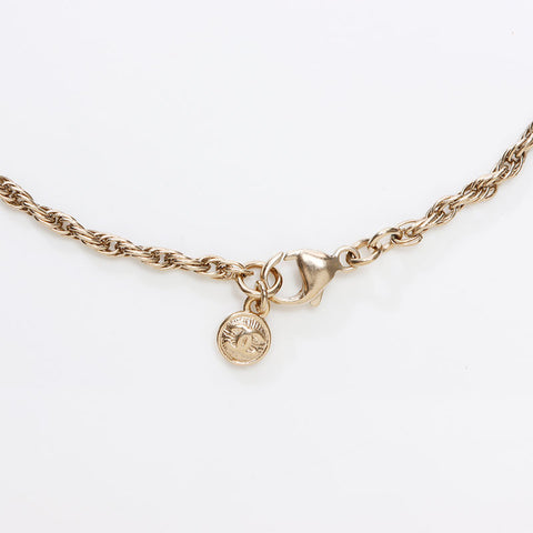 CHANEL B18P COCO Mark Pearl 2018 Necklace Silver WS14559