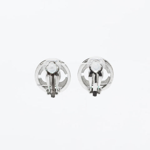 CHANEL 05C 2005 COCO Mark Earring Silver WS14561