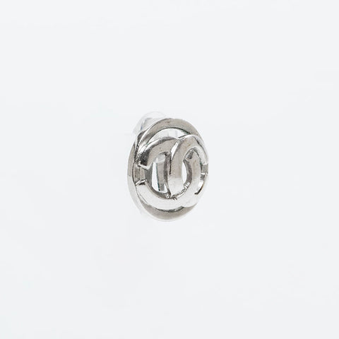 CHANEL 05C 2005 COCO Mark Earring Silver WS14561