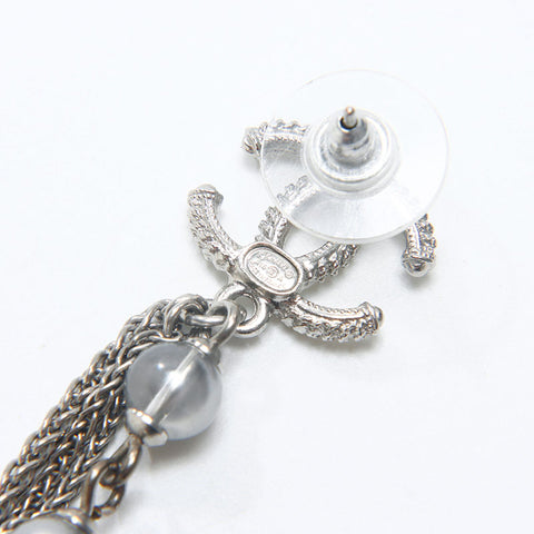 CHANEL 2016 A18A COCO Mark Chain Pierce Silver WS14570