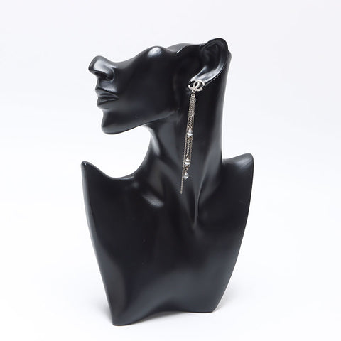 CHANEL 2016 A18A COCO Mark Chain Pierce Silver WS14570