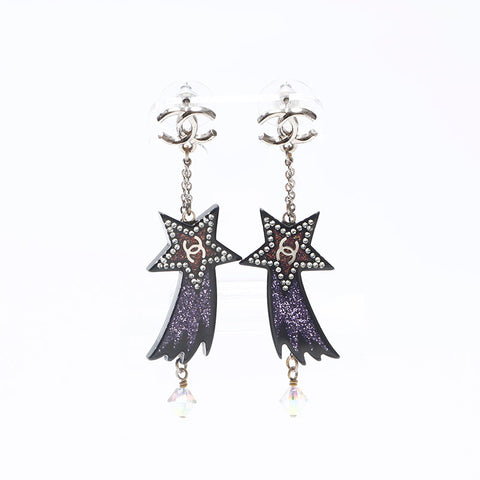 CHANEL 2017 17K Stars Pierce Silver WS14571