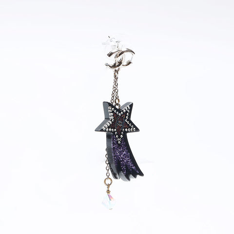 CHANEL 2017 17K Stars Pierce Silver WS14571