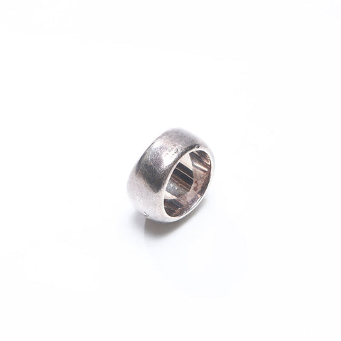 CHANEL Size 11 SIZE 51 Logo motif Ring Silver WS14574