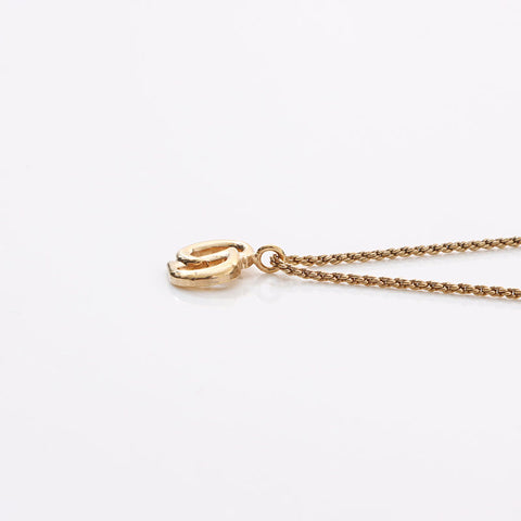 Christian Dior CD logo Necklace gold WS14584