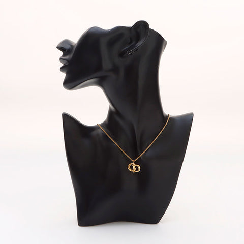 Christian Dior CD logo Necklace gold WS14584