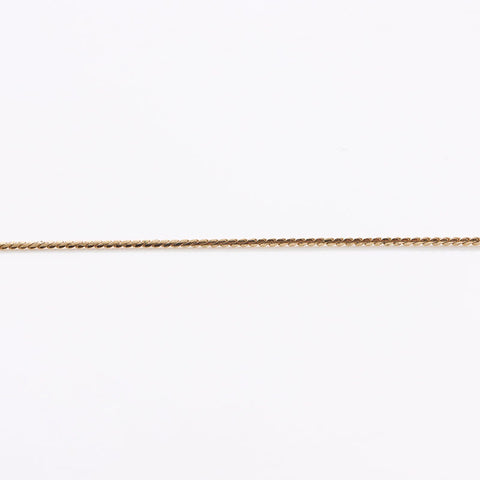 Christian Dior CD logo Necklace gold WS14585