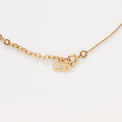 Christian Dior CD logo Necklace gold WS14585