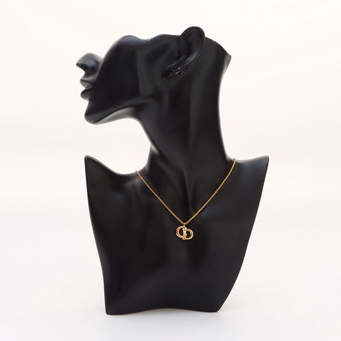 Christian Dior CD logo Necklace gold WS14586