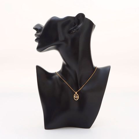 Christian Dior CD logo Necklace gold WS14588