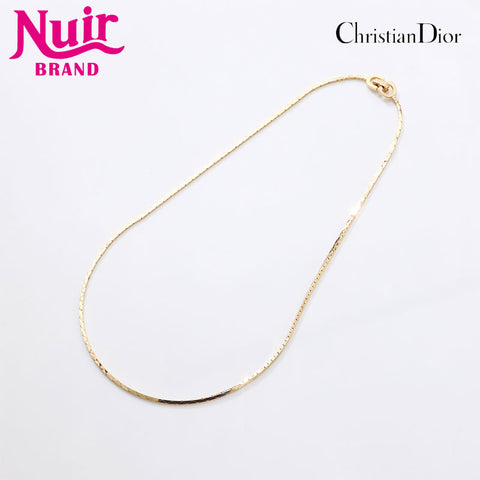 Christian Dior CD logo Necklace gold WS14589
