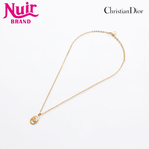 Christian Dior logo Necklace gold WS14590