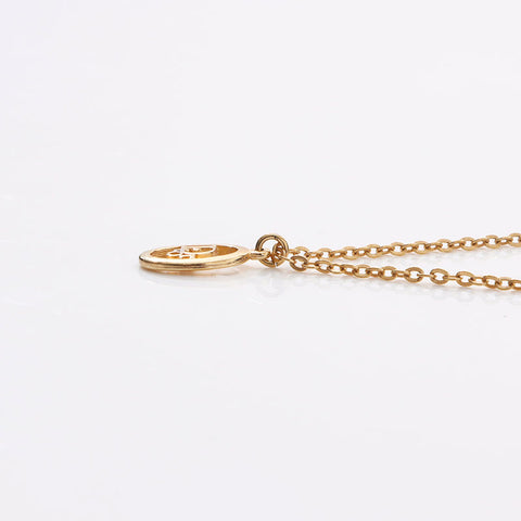 Christian Dior logo Necklace gold WS14590