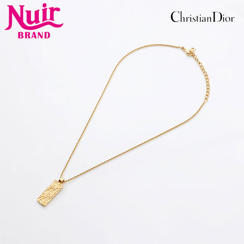 Christian Dior logo Necklace gold WS14591