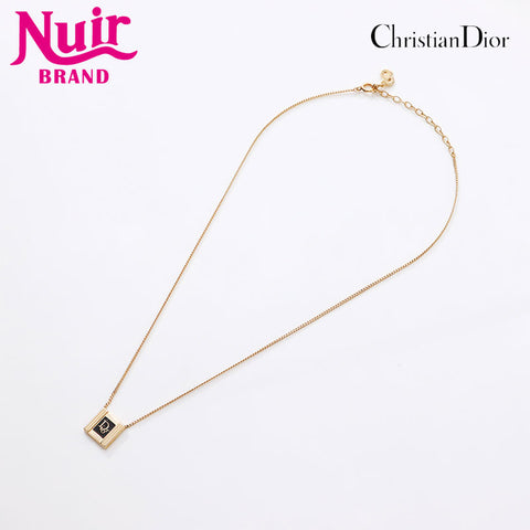 Christian Dior logo Necklace gold WS14592