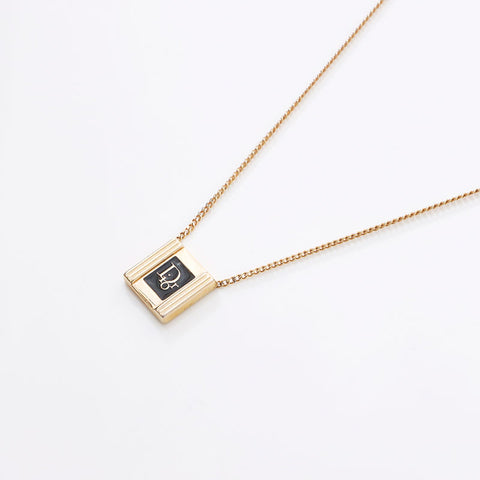 Christian Dior logo Necklace gold WS14592
