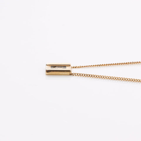 Christian Dior logo Necklace gold WS14592