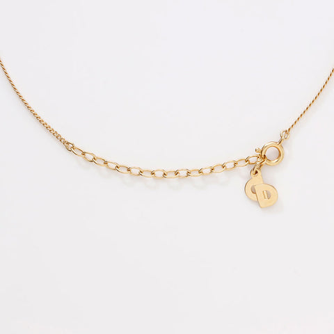 Christian Dior logo Necklace gold WS14592