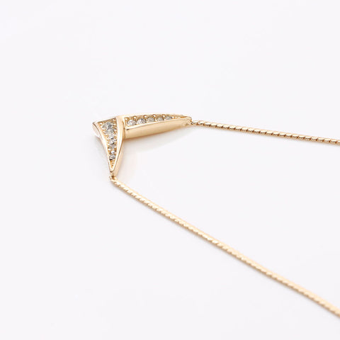 Christian Dior Rhinestone Necklace gold WS14597