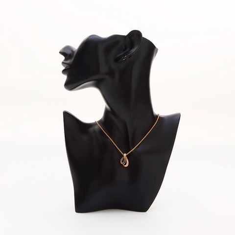 Christian Dior Rhinestone Necklace gold WS14598