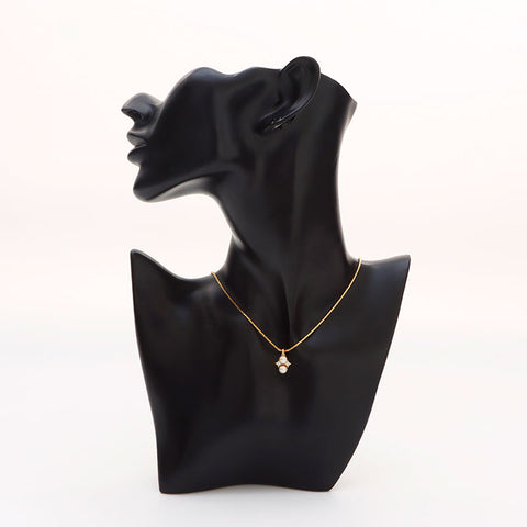 Christian Dior Rhinestone Necklace gold WS14600