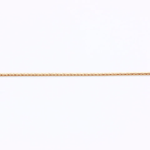 Christian Dior Logo rhinestone Necklace gold WS14601