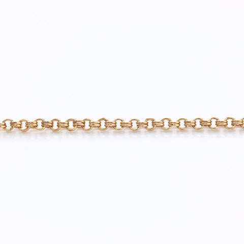 Christian Dior Logo rhinestone Necklace gold WS14604